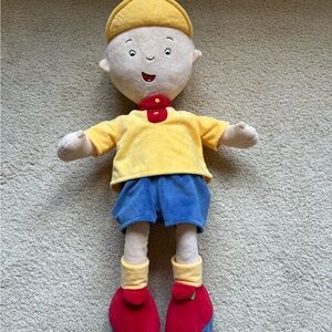 Large Colorful Plush Caillou Doll